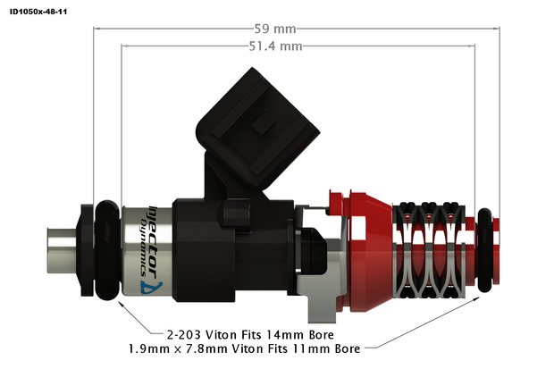 Injector Dynamics® (05-07) Corvette LS2/Pontiac GTO Fuel Injector Set 