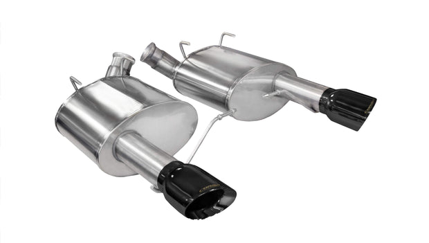 Corsa® (11-14) Mustang GT Sport™ 304SS 3" Axle-Back System with 4" OD Tips - 10 Second Racing