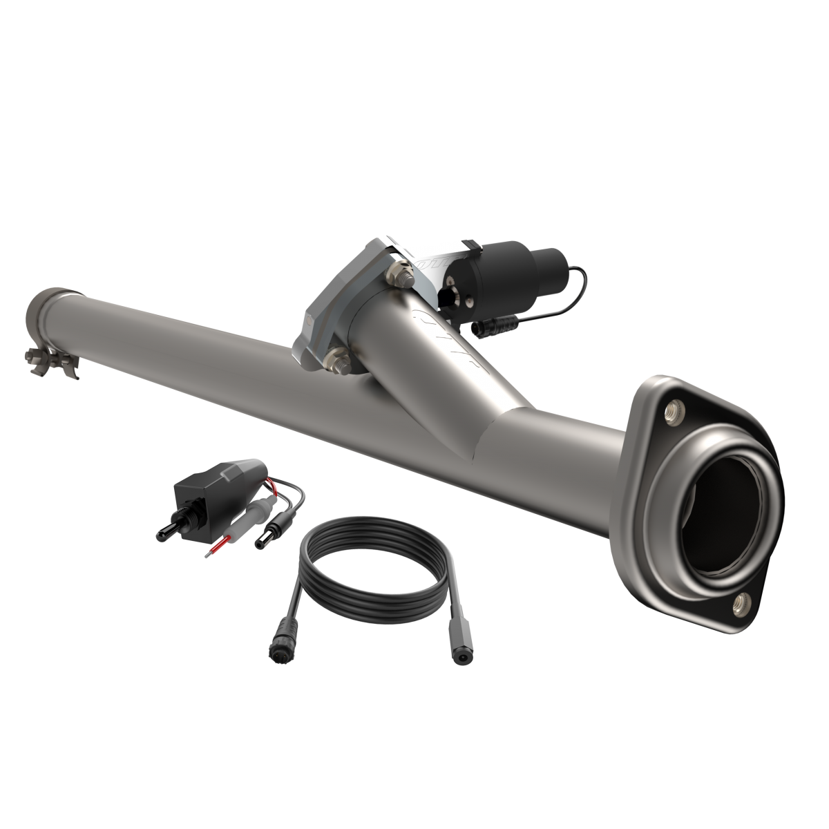 QTP® (15-23) F-150 304SS 2.5" Valvetronic Mid-Pipe (Super Cab/6.5' Bed-Crew Cab/5.5' Bed-145" WB)