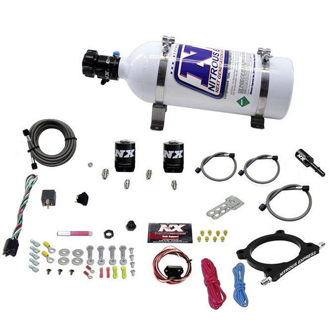 Nitrous Express® Ford Coyote High Output Nitrous Oxide Plate System (50-250Hp) - 10 Second Racing