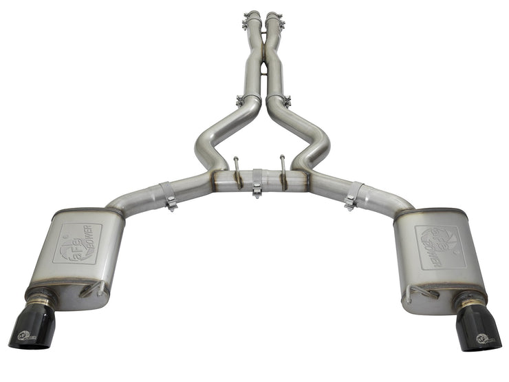 aFe® Mach Force XP™ 304 SS Cat-Back Exhaust System with Split Rear Exit 