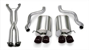 Corsa® (06-08) Corvette C6 304SS Sport 2.5" Cat-Back System with 3.5" OD Tips (Auto Trans) - 10 Second Racing