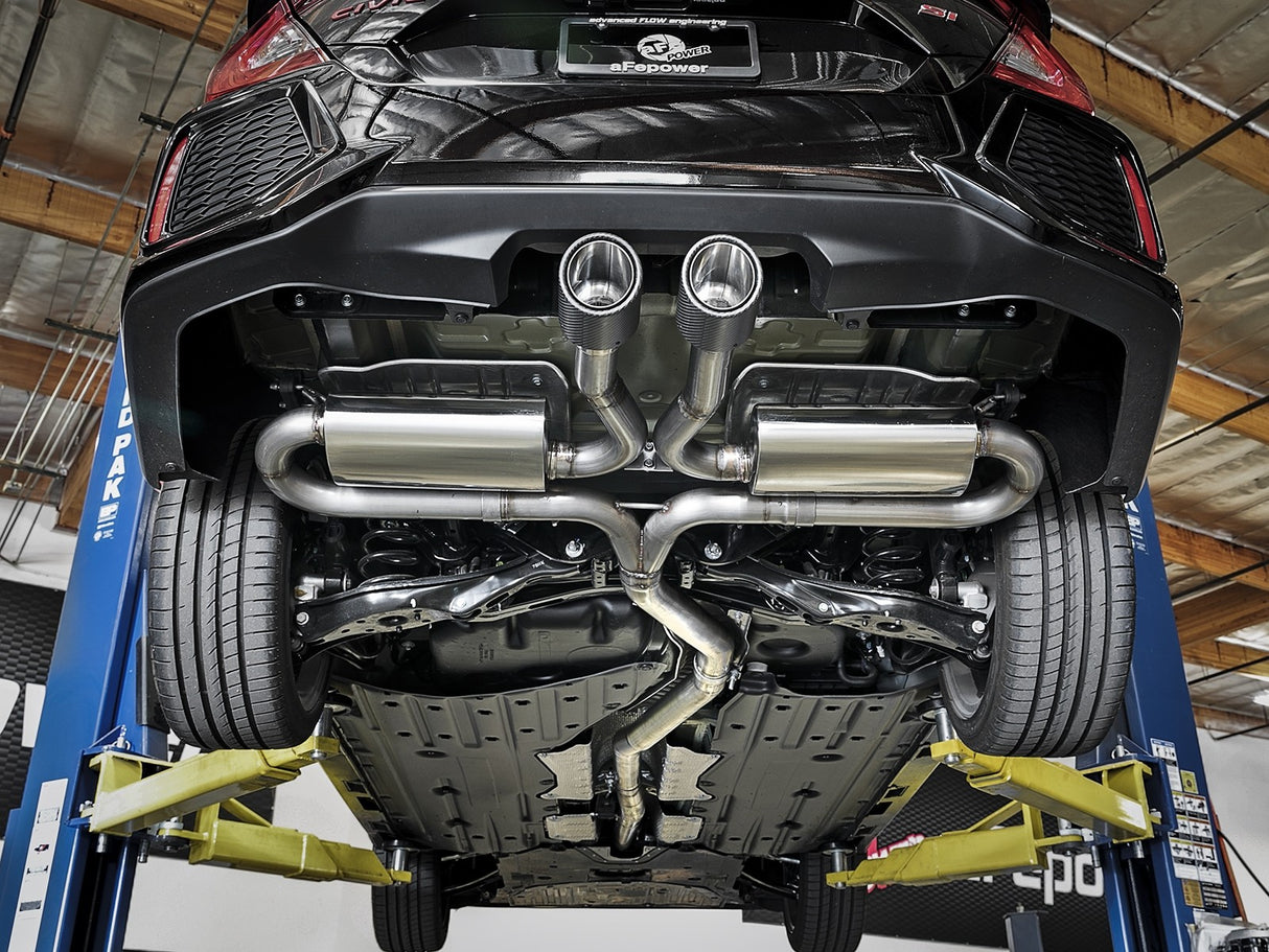 Takeda® (17-20) Civic Si Sedan 3" to 2-1/2" 304SS Cat-Back System