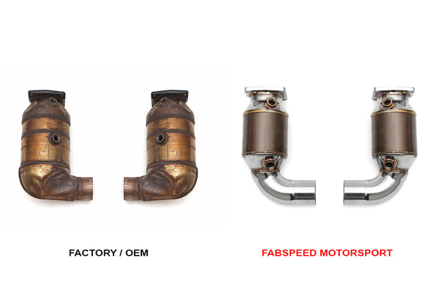 FabSpeed® (16-20) Porsche 991.2 Turbo / Turbo S Sport Catalytic Converters 