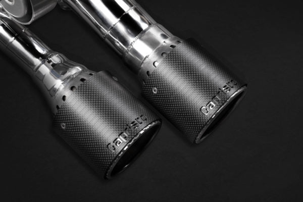 Capristo® (12-18) Audi S8 Valved Exhaust, Mid Pipes, and Carbon Tips (CES3)