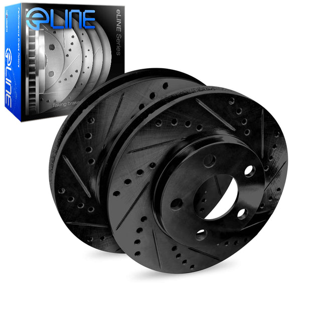 R1 Concepts® (16-23) Audi A4 Allroad ELine™ Drilled Vented Rear Brake Rotors