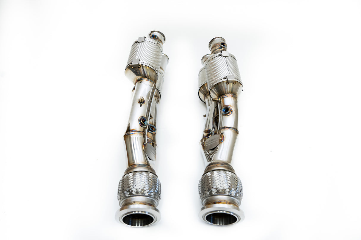 FabSpeed® (18-20) Lamborghini Aventador SVJ Sport Catalytic Converters 