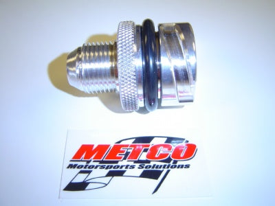 Metco MotorSports® (05-17) Mustang GT Valve Cover Adapter (Twist-In Oil Cap) - 10 Second Racing