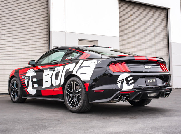 Borla® (18-22) Mustang GT S-Type 2.5" 304SS Axle-Back System without AEV - 10 Second Racing