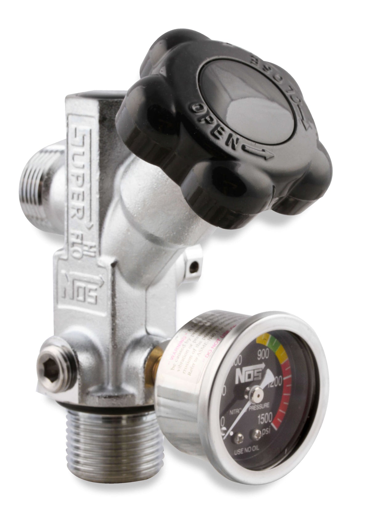 NOS® Hi-Flo™ Nitrous Valve For NOS bottles 5 lbs. and larger - 10 Second Racing