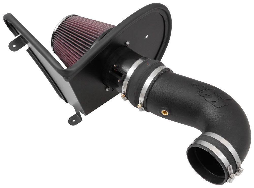 K&N® 63-3092 - 63 Series AirCharger® Polyethylene Black Cold Air Intake System 