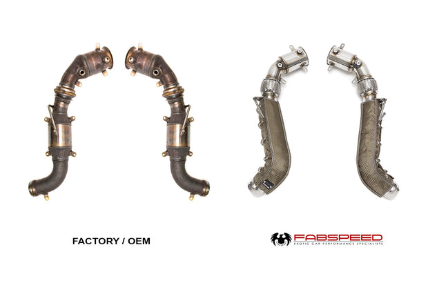 FabSpeed® (16-17) McLaren 675LT Cat Bypass Pipes 