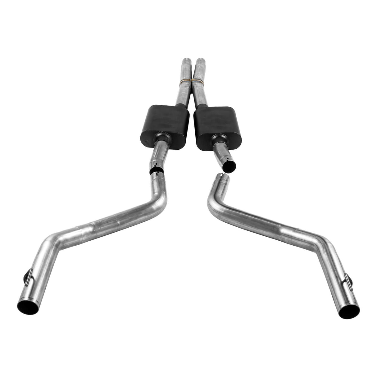 Flowmaster® 817778 - American Thunder™ 409 SS Cat-Back Exhaust System with Split Rear Exit 
