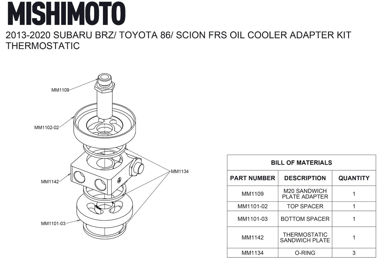MISHIMOTO MMOCA-BRZ-13