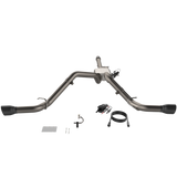 QTP® (14-18) Silverado/Sierra 304SS 3" Screamer Split Rear Exit Cat-Back System with 4.5" OD Tips