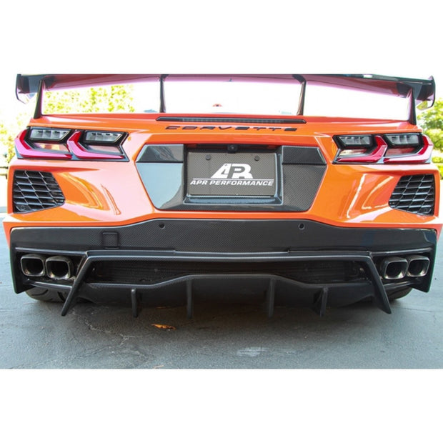 APR Performance® (20-24) Corvette C8 Carbon Fiber License Plate Backing