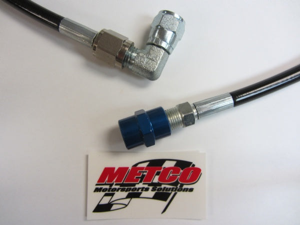 Metco MotorSports® Temporary Mount Test & Tune Fuel Pressure Gauge Kit - 10 Second Racing