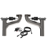 QTP® (10-15) Camaro SS 304SS 2.5" Valvetronic Aggressor Mid-Pipes