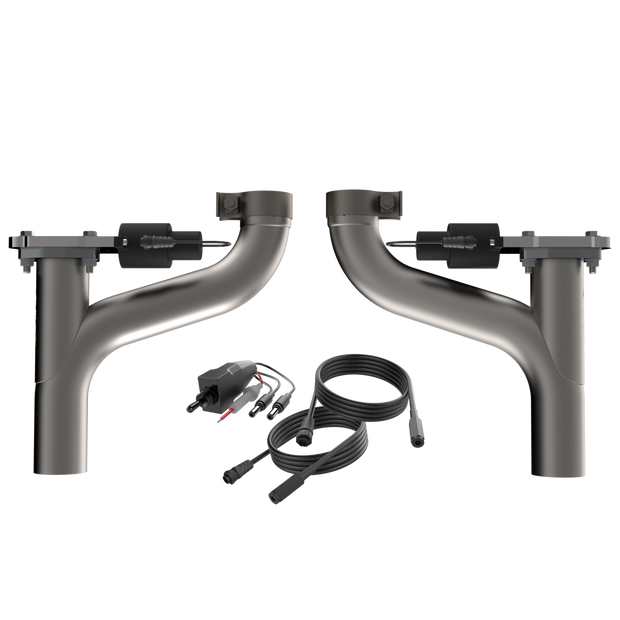 QTP® (10-15) Camaro SS 304SS 2.5" Valvetronic Aggressor Mid-Pipes