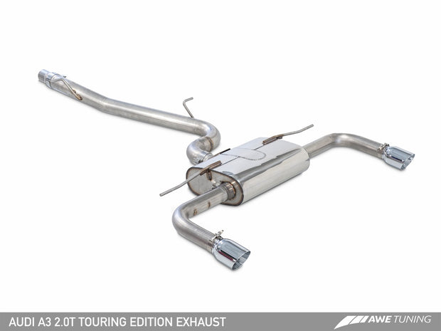 Awe Tuning® (15-20) A3 Quattro Sedan Touring™ 304SS Cat-Back System