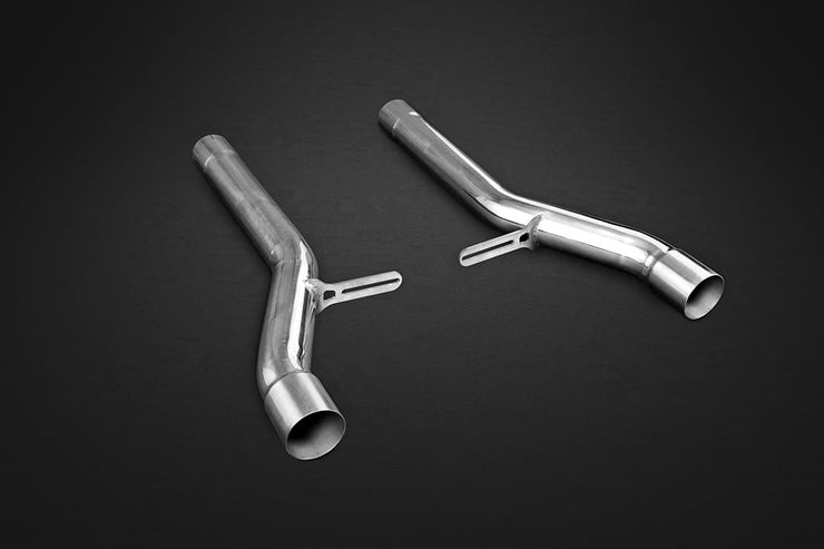 Capristo® 2011 Bentley Continental W12 Supersport/GTC/GTSpeed Middle Silencer / Secondary Cat Replacement Pipes