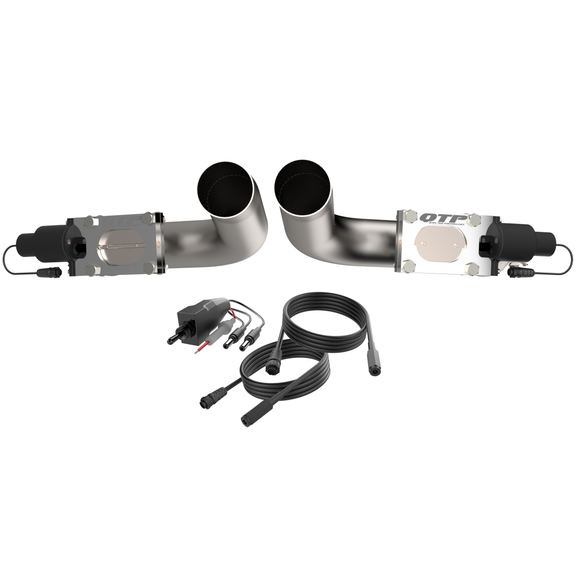 QTP® (15-23) Mopar SRT 304SS 3" Aggressor Valvetronic Mid-Pipes