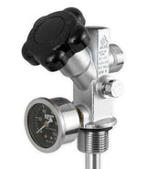 NOS® 5 LB. BOTTLE SUPER HI-FLOW VALVE ASSEMBLY WITH SIPHON TUBE & GAUGE - 10 Second Racing