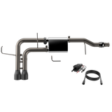 QTP® (14-18) Silverado/Sierra 304SS 3" Screamer Side Exit Cat-Back System with 4.5" OD Tips