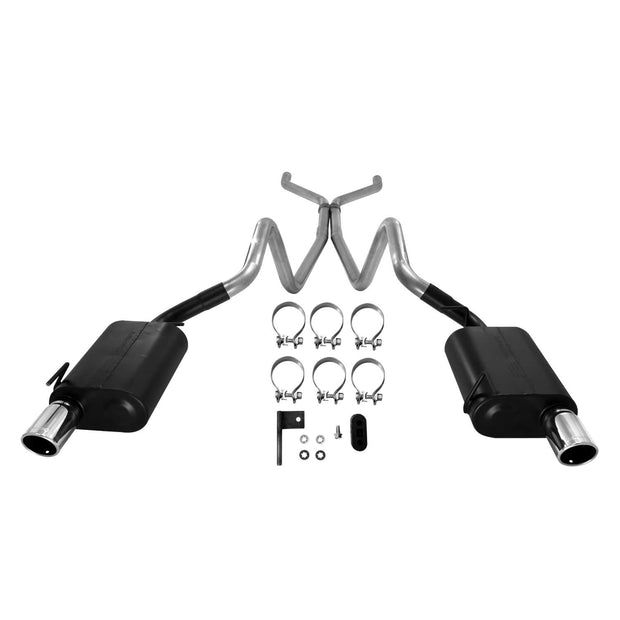 Flowmaster® (05-10) Mustang V6 Force II 409SS 2.25" Cat-Back System with Mufflers