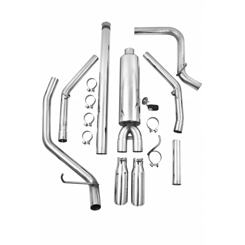 MBRP® (14-19) Silverado/Sierra 3" Cat-Back System with Dual Split Rear Exit