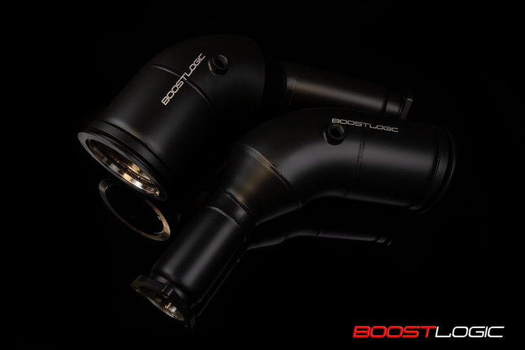 Boost Logic® (19-23) Audi RS6 304SS 3" Catless Primary Down Pipes