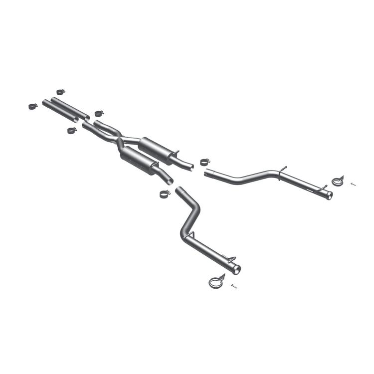 Magnaflow® (09-14) Challenger R/T 409SS Cat-Back Exhaust with Quad Rear Exit - 10 Second Racing