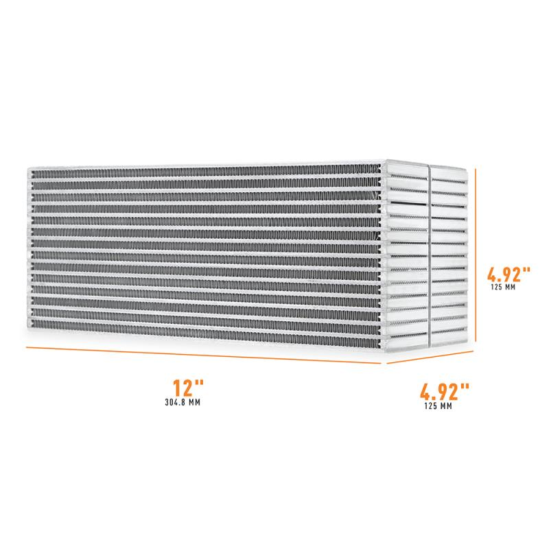 Mishimoto® Universal 12" x 4.92" x 4.92" Air-to-Water Race Intercooler Core