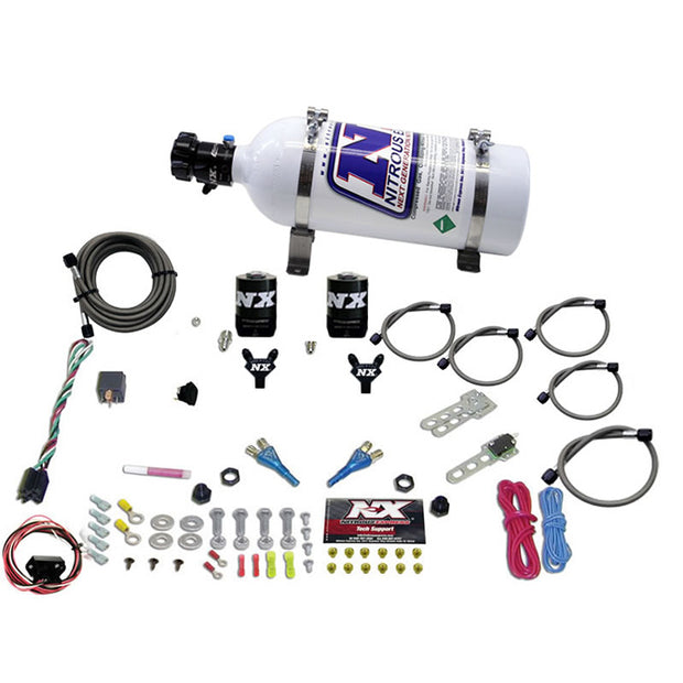 Nitrous Express® (07-21) 370Z/GT-R Dual Nozzle Nitrous Oxide System (35-150Hp) - 10 Second Racing