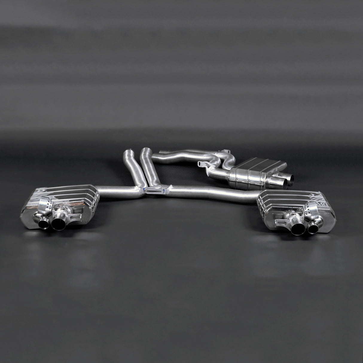 Capristo® (12-15) Audi RS4 B8 ECE Valved Exhaust System with Middle Silencer Pipes