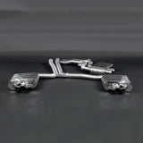 Capristo® (12-15) Audi RS4 B8 ECE Valved Exhaust System with Middle Silencer Pipes