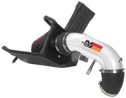 K&N® 69-3540TP - 69 Series Typhoon Aluminum Silver Cold Air Intake System 