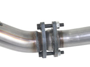aFe® (12-18) Wrangler JK 409SS 2" to 2.5" Twisted Steel Loop Delete Down-Pipe & Y-Pipe
