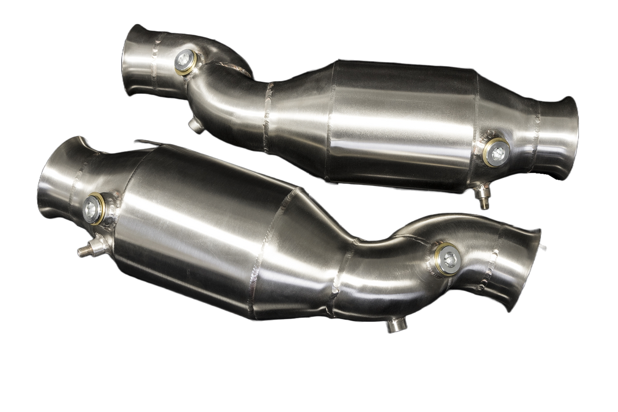 Boost Logic® (08-13) Lamborghini Gallardo 3" 304SS Catless Down Pipes