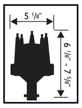 MSD® (84-04) GM Slip Collar Ignition Distributor for 6/7/8-series MSD Ignition