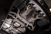 Stainless Works® C609CBQUAD - (09-13) Corvette C6 2.5" Axle-Back Exhaust 