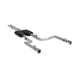 Flowmaster® (15-20) Charger SRT American Thunder™ 409 SS Cat-Back Exhaust System with Split Rear Exit 