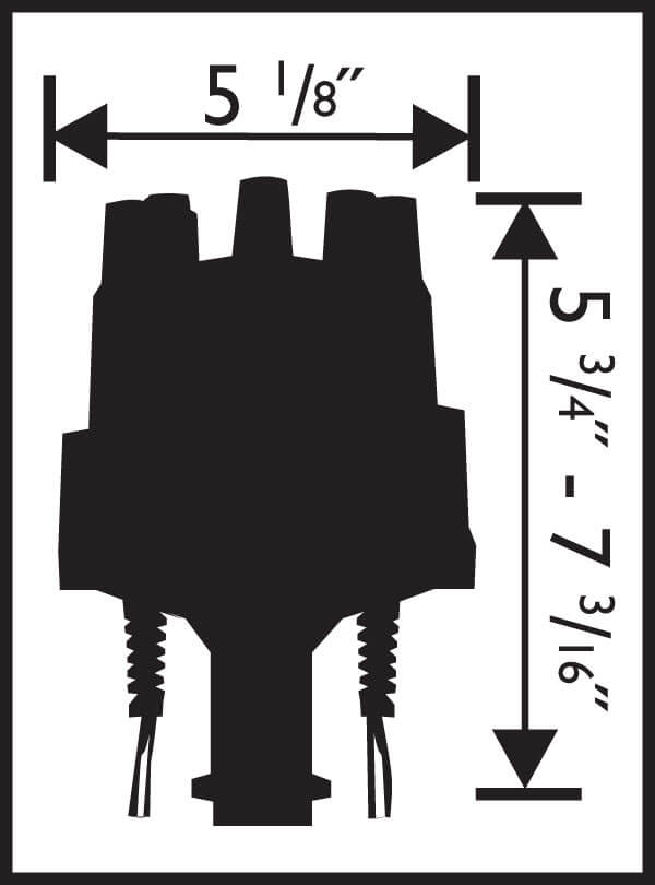 MSD® GM LS1/LS7 Dual Pickup Distributor