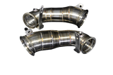 Boost Logic® (19-24) BMW M8 304SS 3" Catless Primary Down Pipes