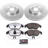 Power Stop® (09-16) Audi S4 1-Click Street Warrior Z26 Drilled/Slotted Brake Kit