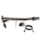 QTP® (14-18) Silverado/Sierra 1500 304SS 3" Aggressor Down Pipe (EXT/CREW CAB-SHORT BED)