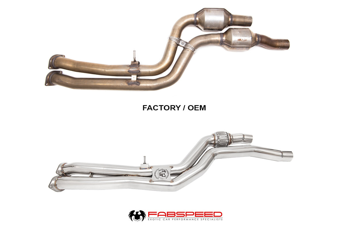 FabSpeed® (14-20) BMW M3/M4 (F80/F82) Secondary Cat Bypass X-Pipe 
