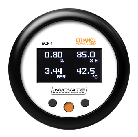 Innovate Motorsports® ECF-1: (FUEL) Ethanol Content & Air/Fuel Ratio Gauge - 10 Second Racing
