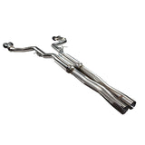 Kooks® (15-21) Challenger SRT Hellcat 304SS 3" Cat-Back Exhaust System w/ 4" Black Slash Cut Tips - 10 Second Racing