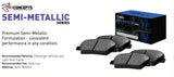 R1 Concepts® (15-18) Audi Q3/Quattro Semi-Metallic Series Front Brake Pads